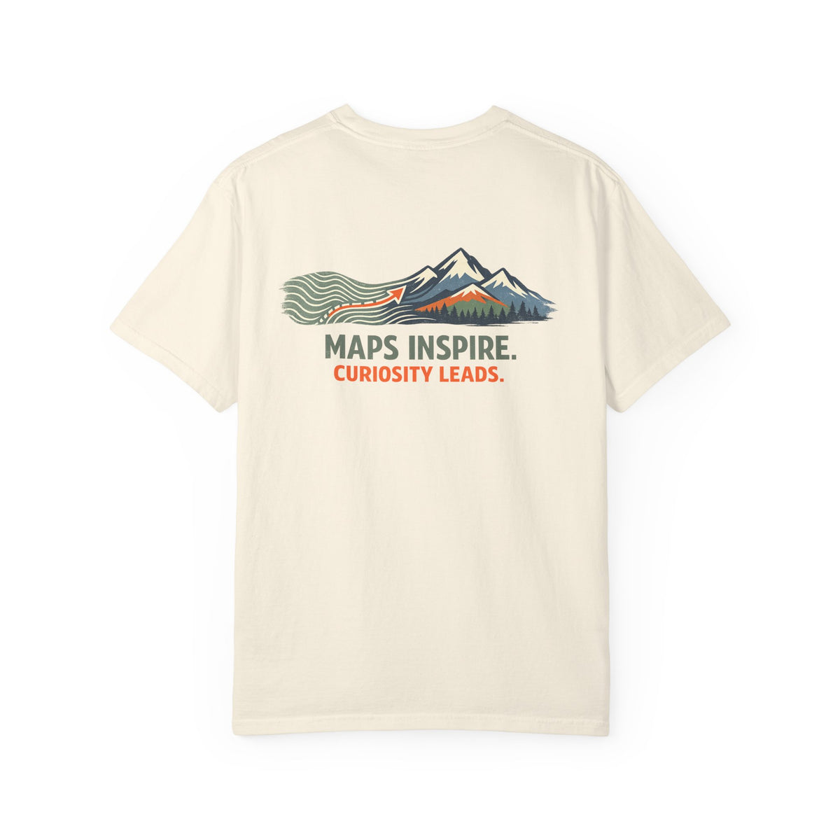 Maps Inspire Curiosity Leads Shirt