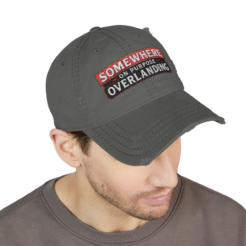Somewhere on Purpose Embroidered Overlanding Dad Hat
