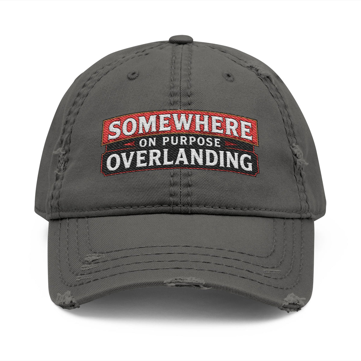 Somewhere on Purpose Embroidered Overlanding Dad Hat