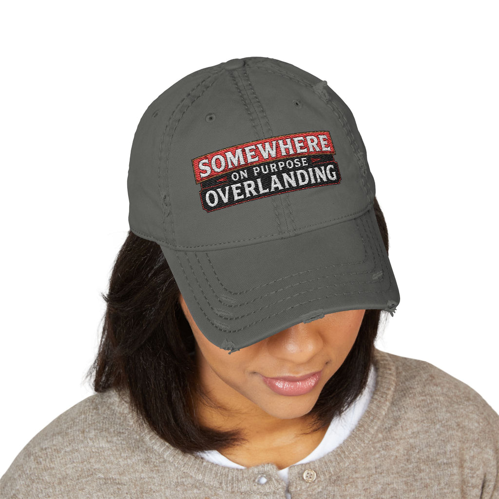Somewhere on Purpose Embroidered Overlanding Dad Hat