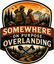 Somewhere on Purpose Overlanding shield logo